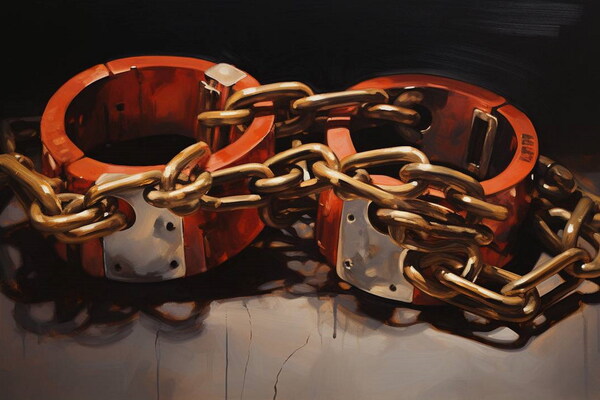 Фотография перформанса «Безумство»