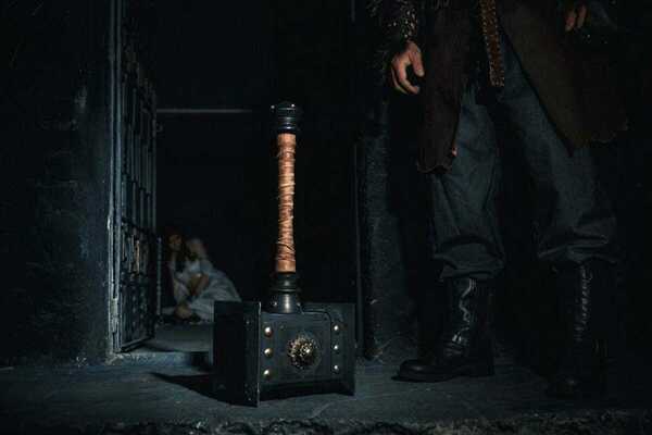 Фотография перформанса «Лабиринт Минотавра»