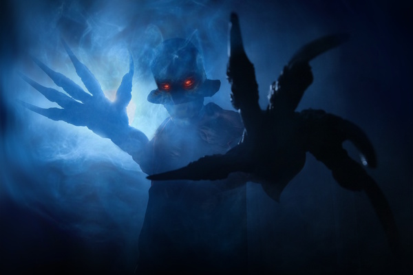 Фотография перформанса «Заклятие»