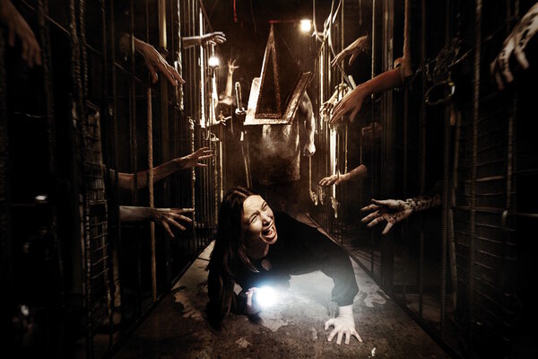 Фотография перформанса «Silent Hill»