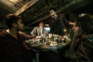 Фотография перформанса Техасская резня бензопилой от компании Quest Stars (Фото 2)