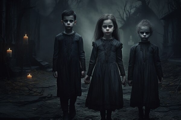 Фотография перформанса «Проклятье Приюта»