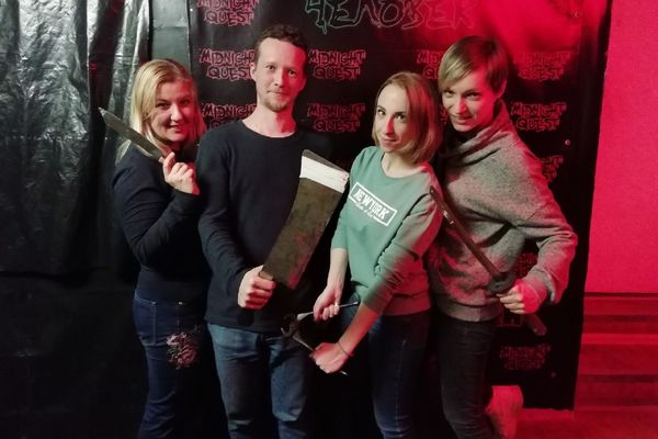 Команда «Мир Квестов» в квесте Полуночный человек