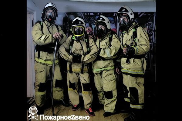 Команда «Мир Квестов» в квесте Пожарное звено